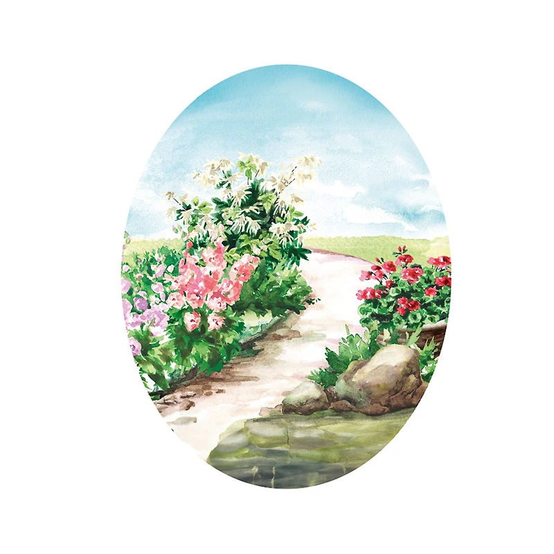 Floral Oval Canvas Painting Kit by Craft Smart®