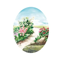 Floral Oval Canvas Painting Kit by Craft Smart®