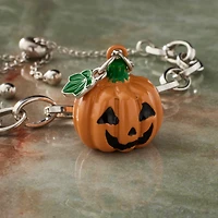 Orange Jack-o'-Lantern Charm by Bead Landing™