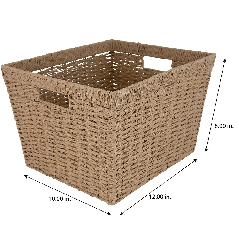 Simplify Small Dutch Weave Storage Basket