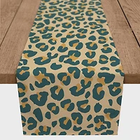 72" Leopard Cotton Twill Runner