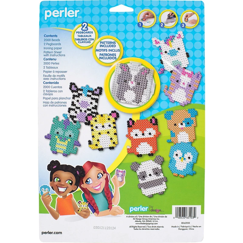 Perler® Cute Animals Fused Bead Kit