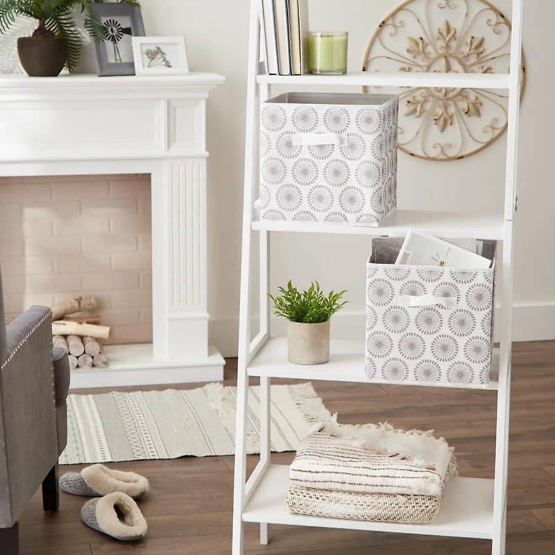 DII® Square Gray Starburst Nonwoven Polyester Cube, 2ct.