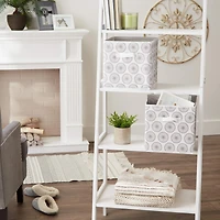 DII® Square Gray Starburst Nonwoven Polyester Cube, 2ct.