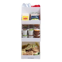 Mind Reader White 3-Tier Coffee and Tea Condiment Organizer