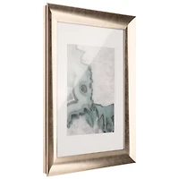 Gallery Metallic Gold Scooped Frame with Mat by Studio Décor