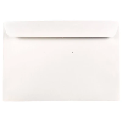 JAM Paper 6.5" x 9.5" White Booklet Commercial Envelopes