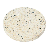 Hello Honey® Eggshell Round Terrazzo Coaster Set