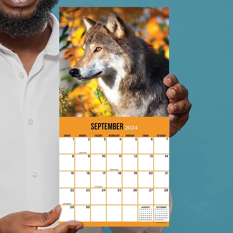 TF Publishing 2024 Wolves Mini Calendar