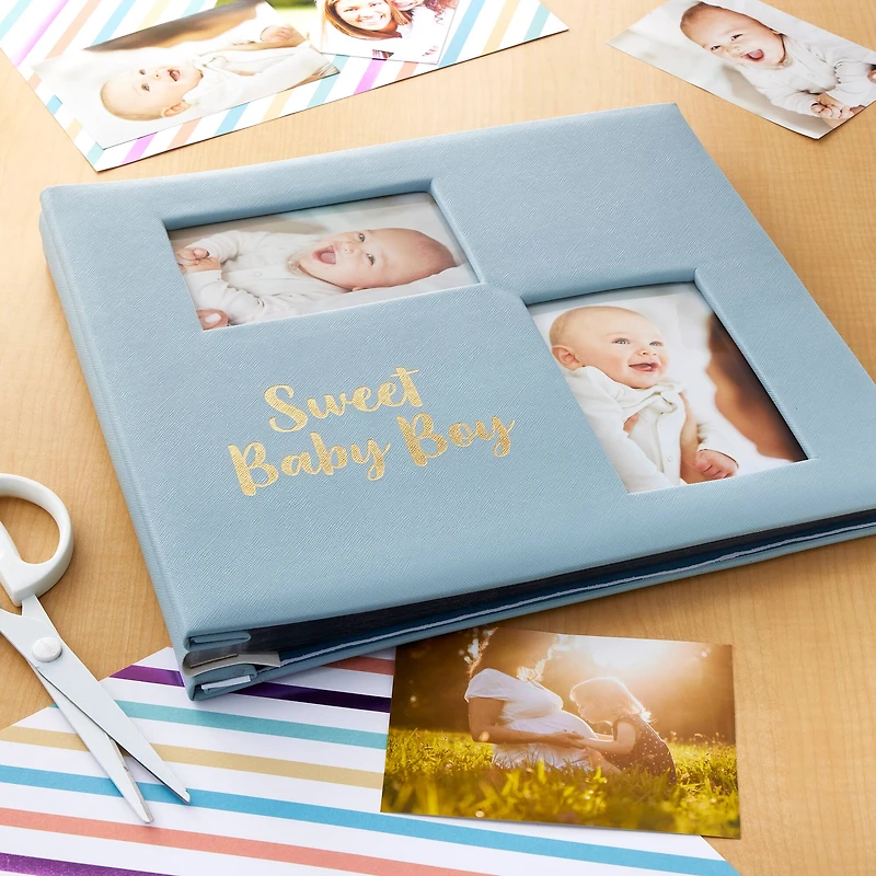 6 Pack: Sweet Baby Boy Scrapbook Album by Recollections™