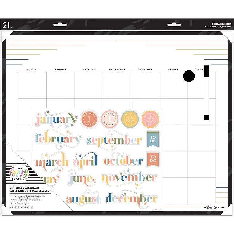 The Happy Planner® Dry Erase Calendar