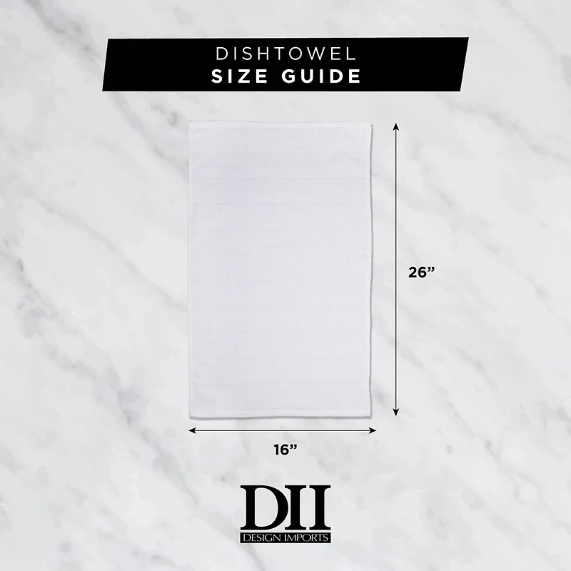 DII® Windowpane Terry Dish Towels