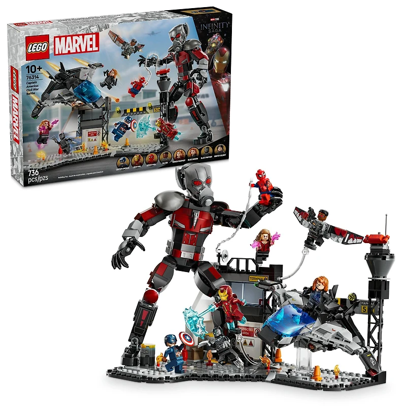 LEGO® Marvel Captain America: Civil War Action Battle Buildable Playset 76314