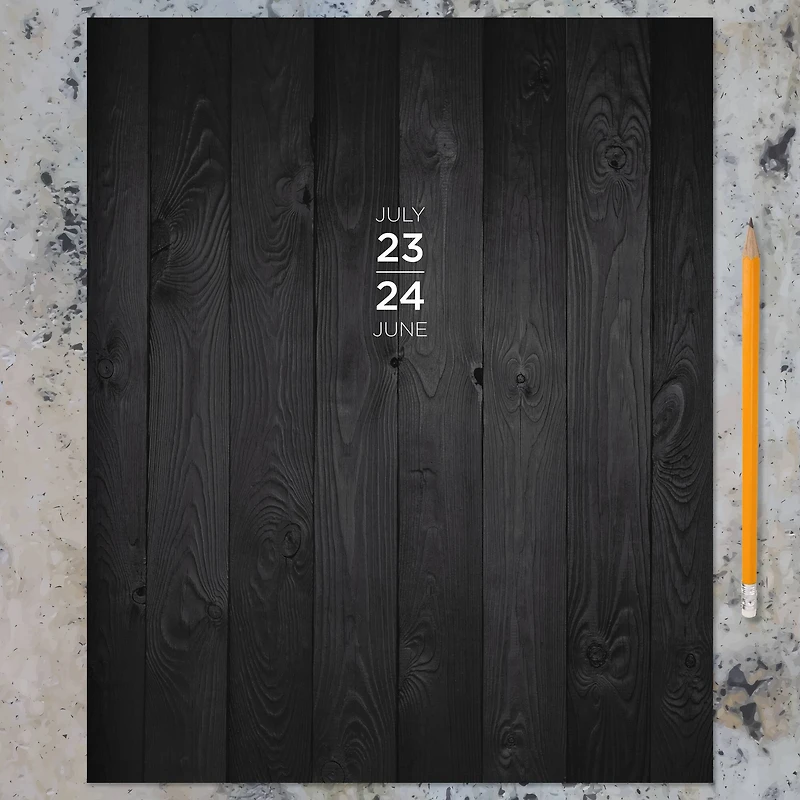 TF Publishing 2023 - 2024 Simply Black Large Monthly Planner