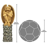 Design Toscano 20.5" Trystan Gargoyle Sentry of the Night Sculpture