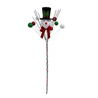 28" Snowman with Glitter Balls Stem by Ashland®