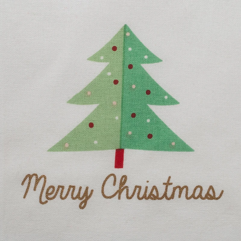 DII® Red Check & White Merry Christmas Dishtowel Set