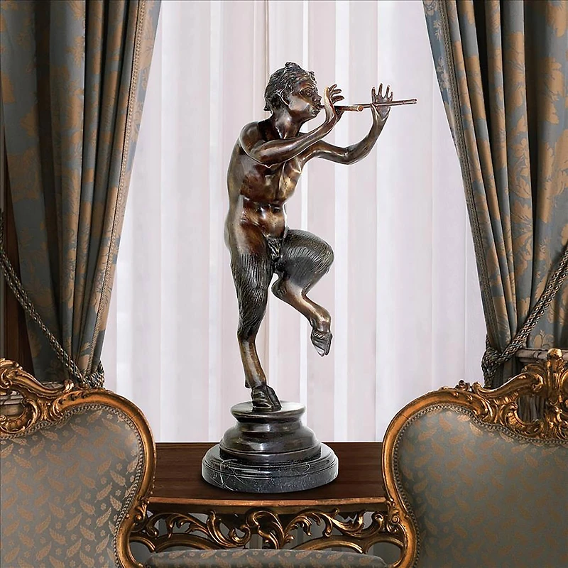 Design Toscano 27" Pan Greek God of the Forest Sculpture