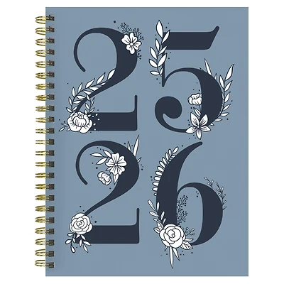 TF Publishing 2025-2026 Simply French Blue Medium Weekly/Monthly Planner