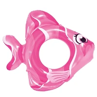 31" Pink Fish Inflatable Pool Ring Tube Float