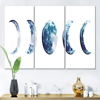 Designart - Magic Blue Moon Phases