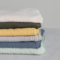 Hello Honey® Double Cloth Cotton Baby Blanket with Trim