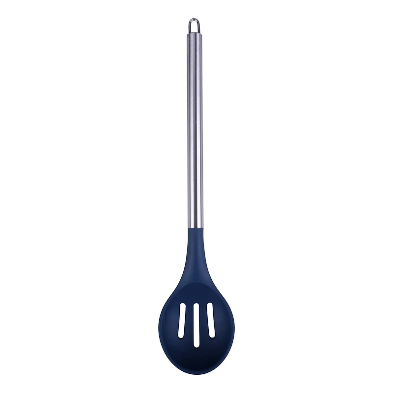 Navy Slotted Spoon by Makery™