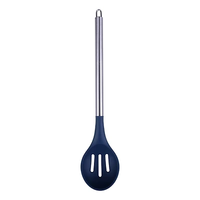 Navy Slotted Spoon by Makery™