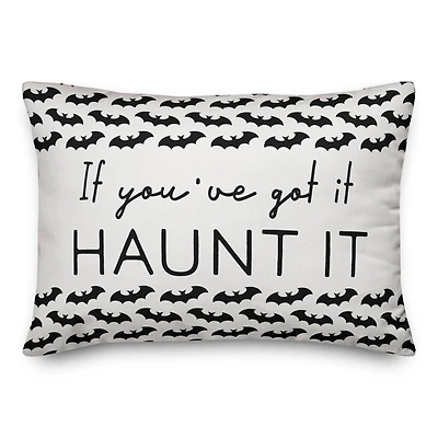 Got It Haunt It Bat Throw Pillow