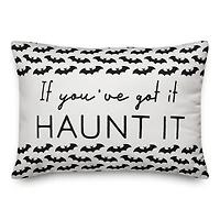 Got It Haunt It Bat Throw Pillow
