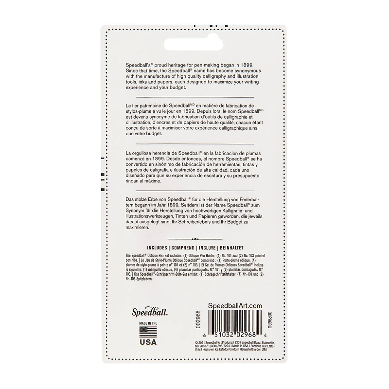 Speedball® Oblique Pen Set