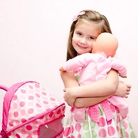 2-in-1 Baby Doll Swing and Carrier Toy Set