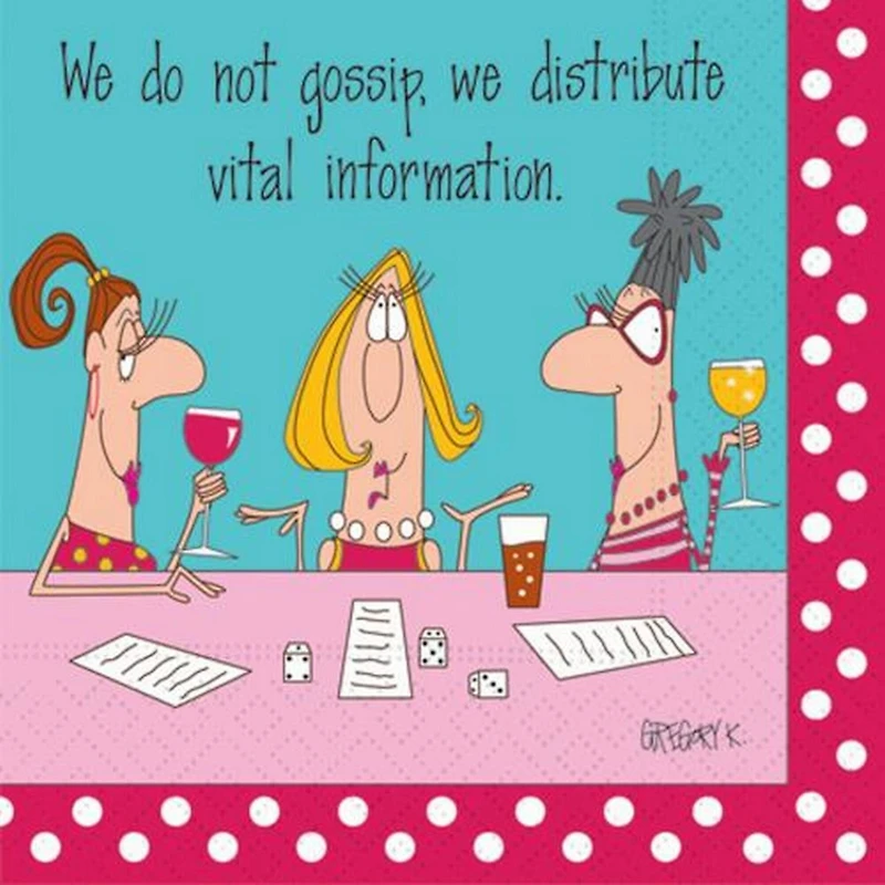 JAM Paper Vital Information Cocktail Napkins, 40ct.