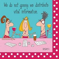 JAM Paper Vital Information Cocktail Napkins, 40ct.