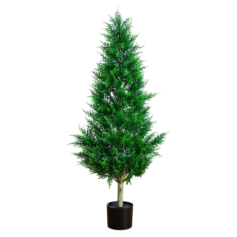 4ft. UV Resistant Artificial Cypress Tower Tree (Indoor/Outdoor)