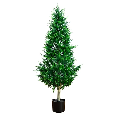 4ft. UV Resistant Artificial Cypress Tower Tree (Indoor/Outdoor)