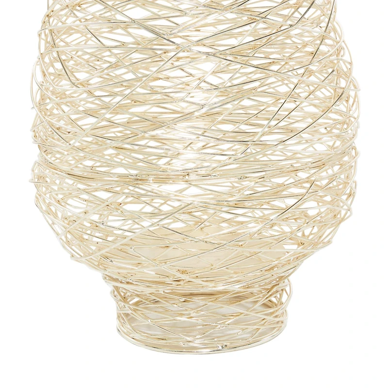 CosmoLiving by Cosmopolitan Gold Metal Candle Holder Set