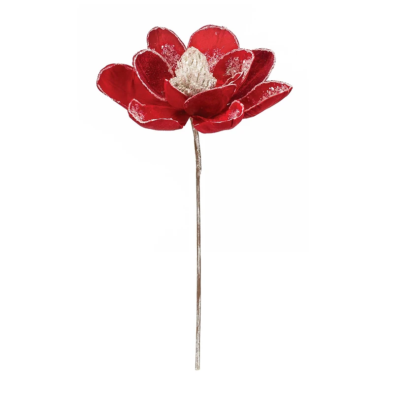 20" Red Magnolia Stem, 6ct.