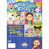 Wacky Faces Sticker Picture Book