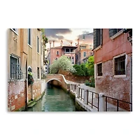 Lumaprints Venetian Canale #9 Canvas Giclée Wall Art