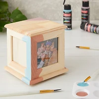8 Pack: 5" Wood 4-Sided Photo Caddy by Make Market®