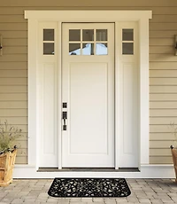 DII® Scroll Pin Rubber Doormat