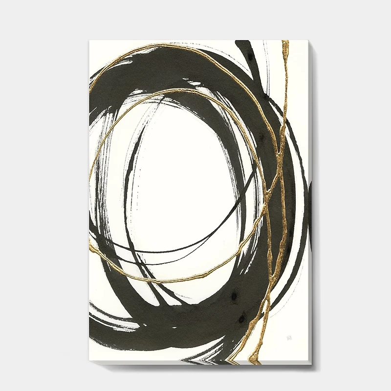 Designart - Gold Glamour Circle III
