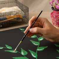 Golden Taklon Short Handle Dagger Striper Brush by Artist's Loft™ Vienna