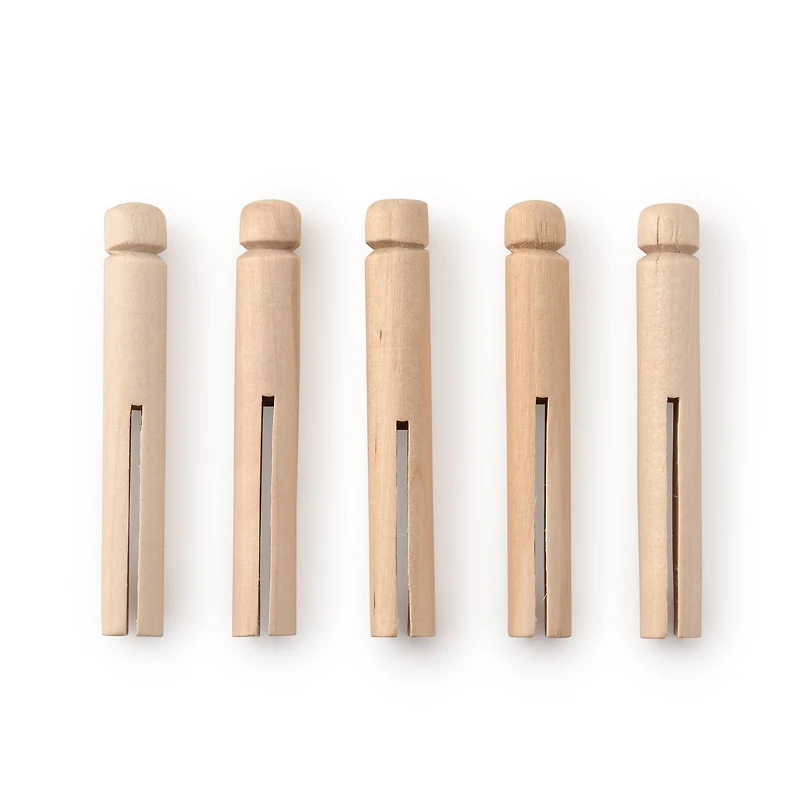 12 Packs: 24 ct. (288 total) Wood Doll Pins by Creatology™