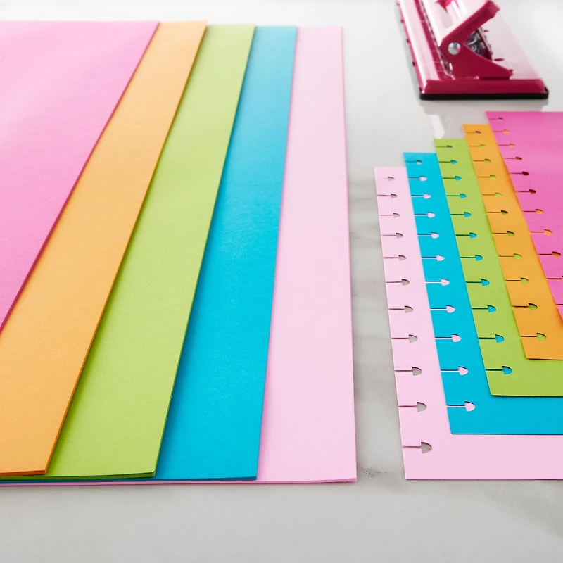 9 Packs: 30 ct. (270 total) Bright 12" x 24" Cardstock Paper by Recollections™