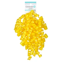 12 Packs: 2 ct. (24 total) 30" Yellow Twisty Bows by Celebrate It™