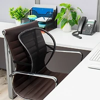 Mind Reader Harmony Collection Black Ergonomic Lower Back Support, 4ct.