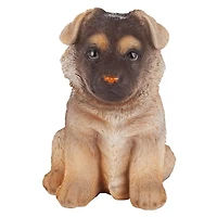 Design Toscano 6.5" German Shepherd Puppy Partner Collectible Dog Statue
