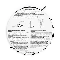 Dritz® Home 3.25yd. Black Cut-To-Size Upholstery Zipper